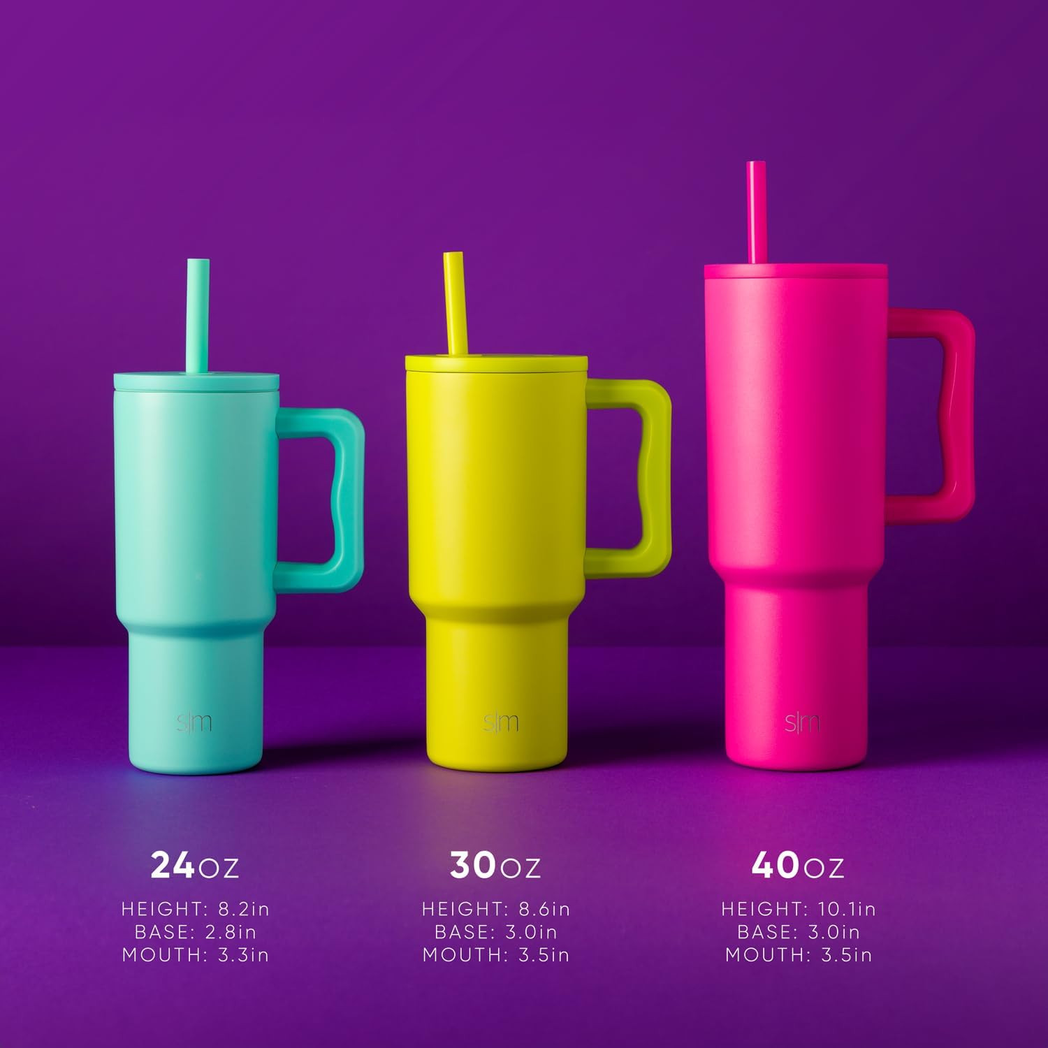 Simple Modern Kids 24 oz Tumbler with Handle and Silicone Straw Lid | Spill Proof and Leak Resist... | Amazon (US)