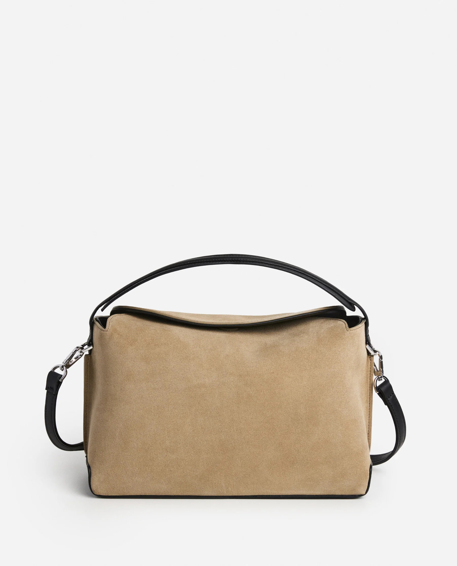 Helia Handbag Suede Sand | Flattered