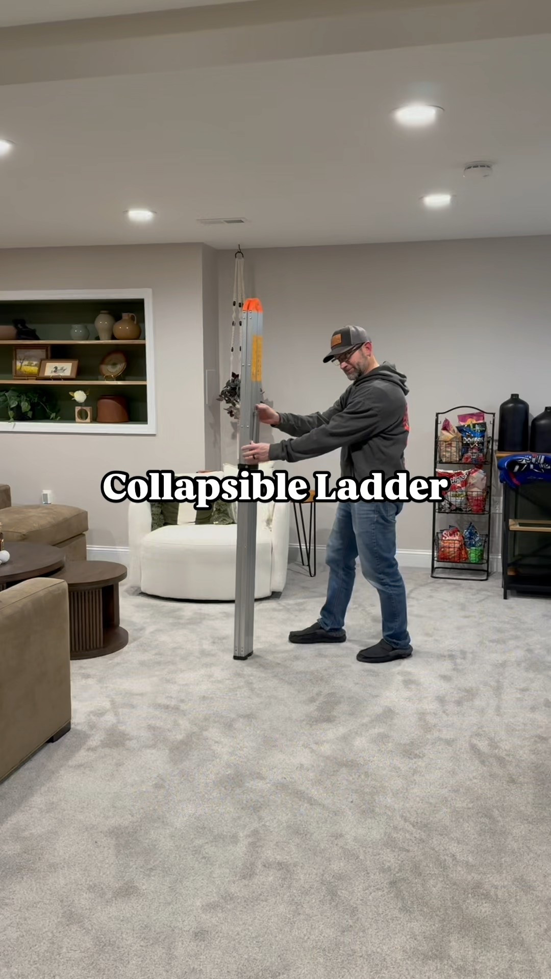 This collapsible ladder is super sturdy & stores easily! 

#LTKStyleTip #LTKFindsUnder100 #LTKHome