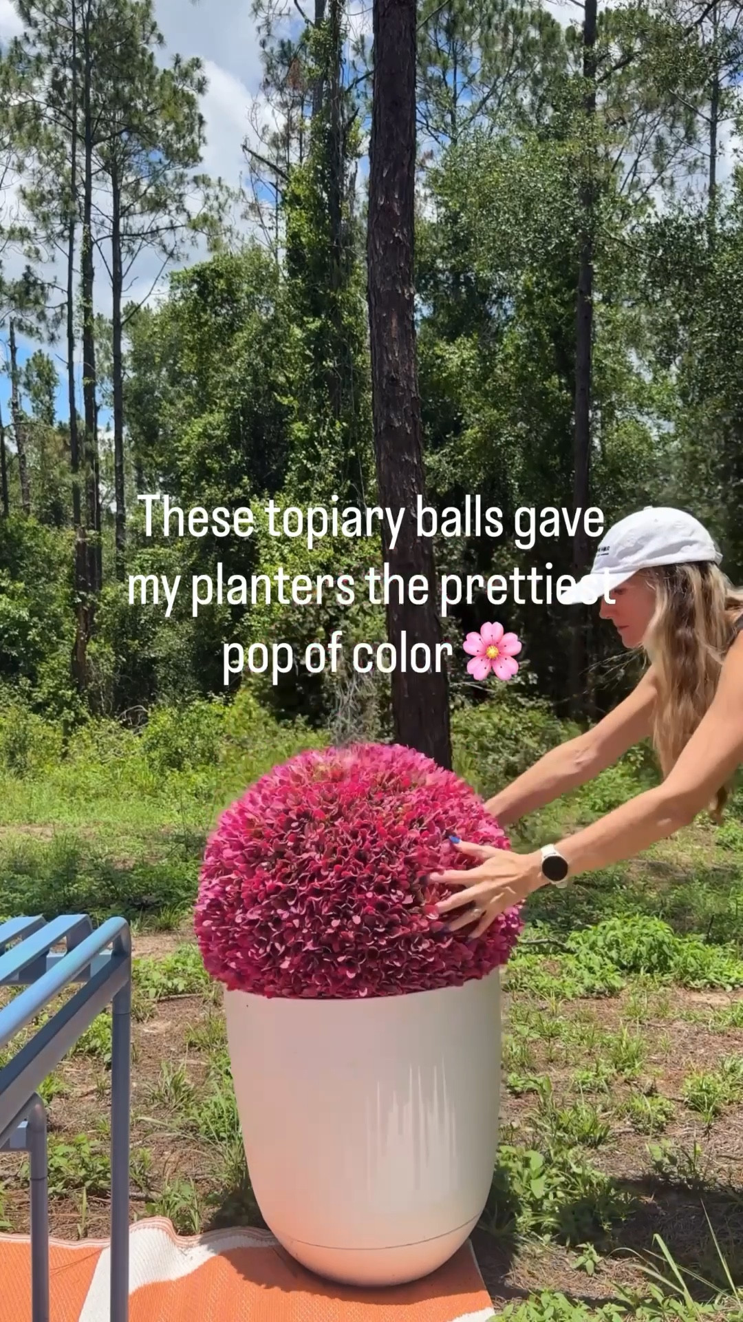 Instant patio outdoor backyard upgrade! Amazon home find! Topiary balls in various colors  

#LTKSaleAlert #LTKHome #LTKSeasonal