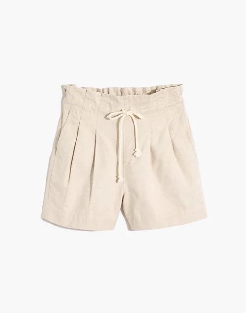 Drawstring Pull-On Paperbag Shorts | Madewell