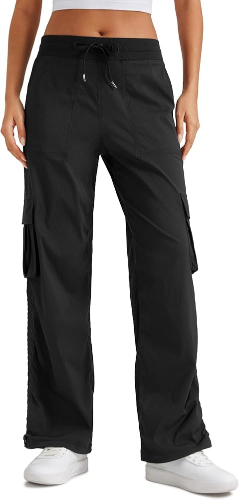 CRZ YOGA Cargo Pants Straight Leg Joggers | Amazon (US)
