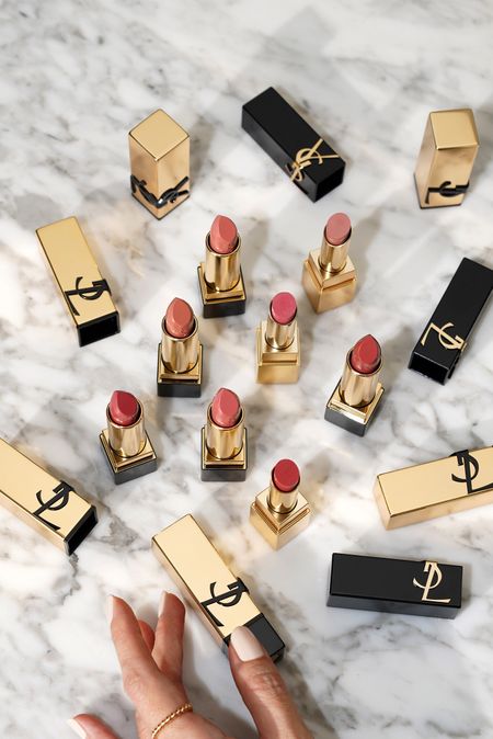 Luxury lipstick haul 

YSL rouge pur couture
YSL the bold high pigment 



#LTKbeauty