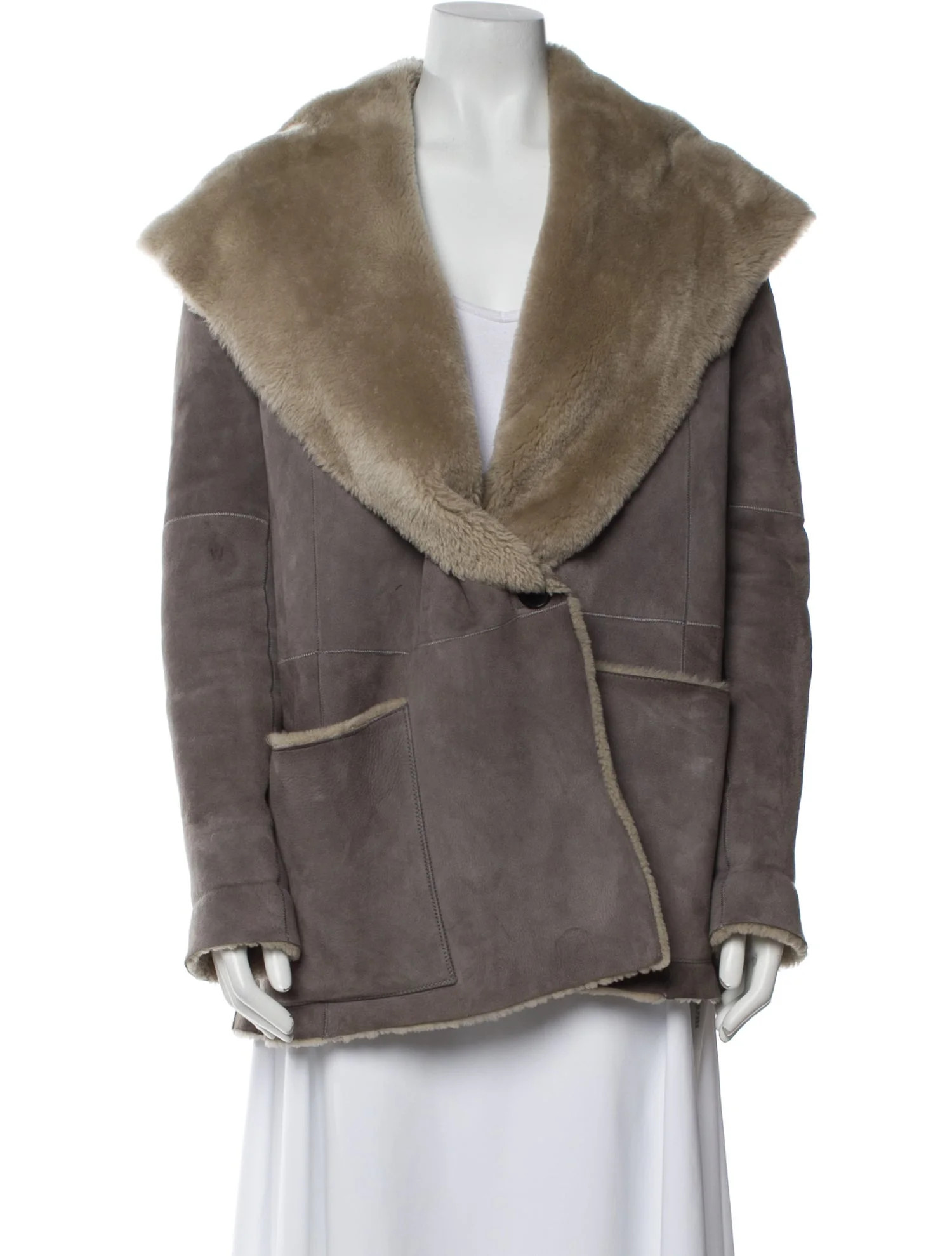 Shearling Faux Fur Coat | The RealReal