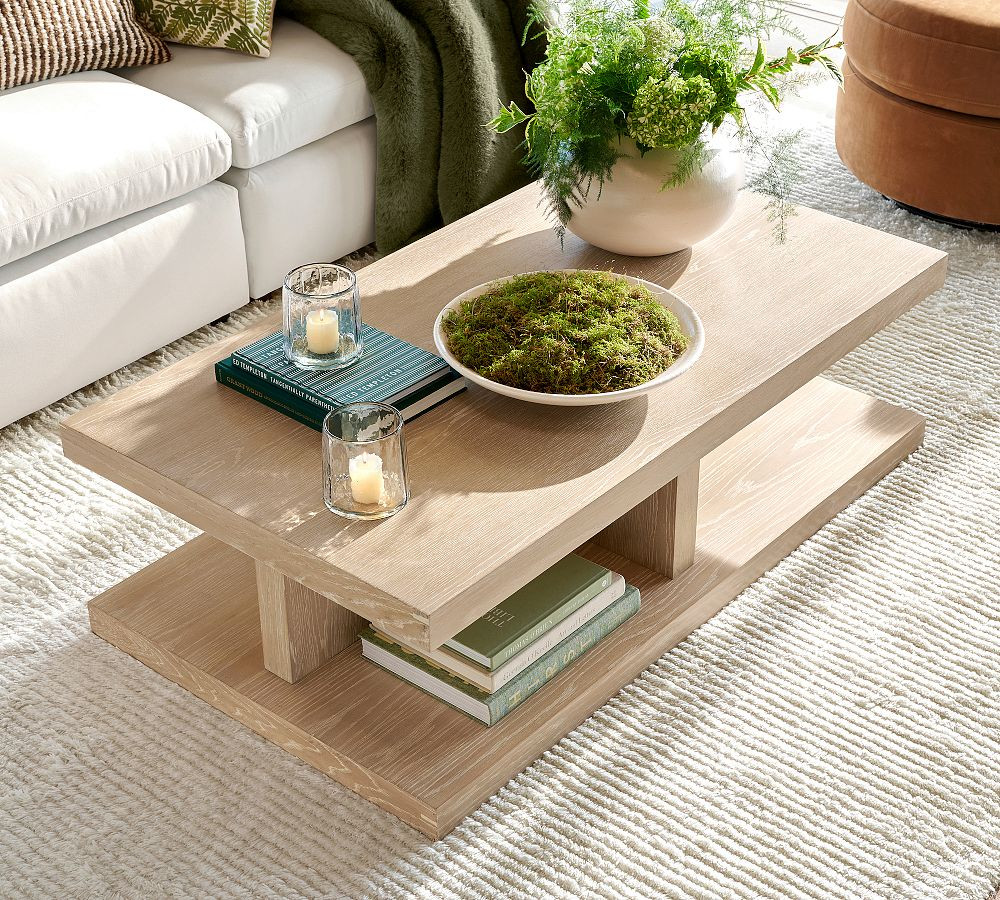Newport Rectangular Coffee Table | Pottery Barn (US)