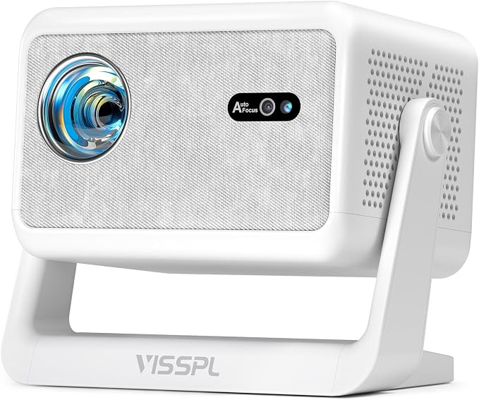 License App Projector, VISSPL Full HD 1080P Video Projector, Portable Outdoor Projector with Trip... | Amazon (US)