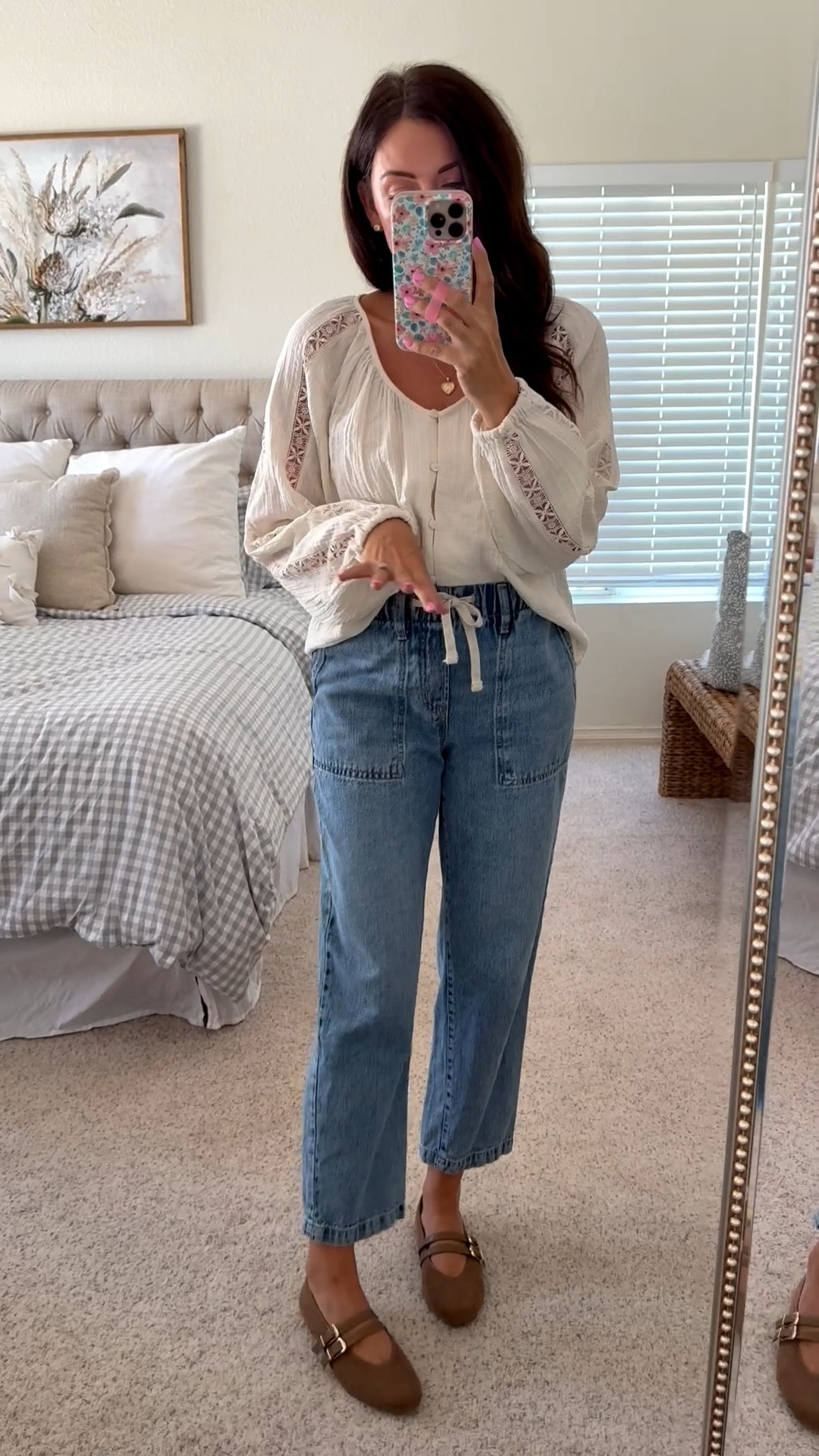 Target blouse-small
Gap pull on jeans-xs
Perfect summer to fall outfits idea! 


#LTKSeasonal #LTKFindsUnder50 #LTKSaleAlert