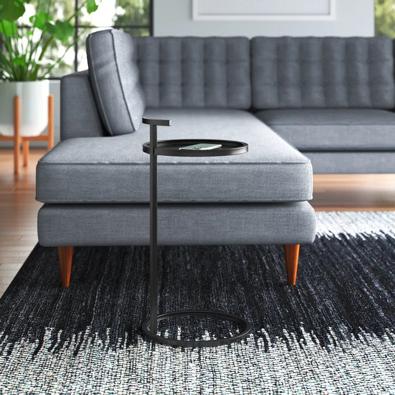 Auzie Iron Tray Top C Table End Table | Wayfair North America
