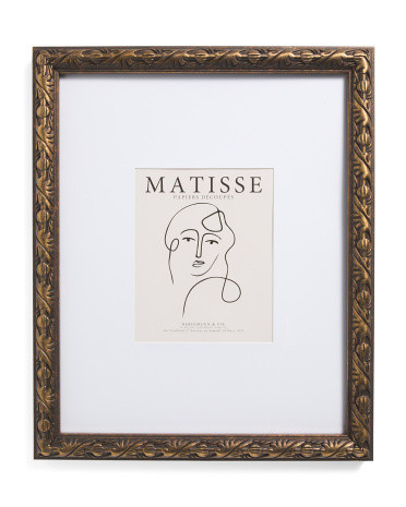 16x20 Matted To 8x10 Carve Leaf Wall Portrait Frame | Marshalls