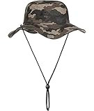 Quiksilver Men's Bushmaster Sun Protection Floppy Visor Bucket Hat, Camo, XXL | Amazon (US)
