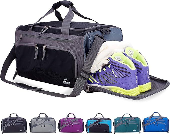 Venture Pal 20" Packable Sports Gym Bag with Wet Pocket & Shoes Compartment Travel Duffel Bag for... | Amazon (US)