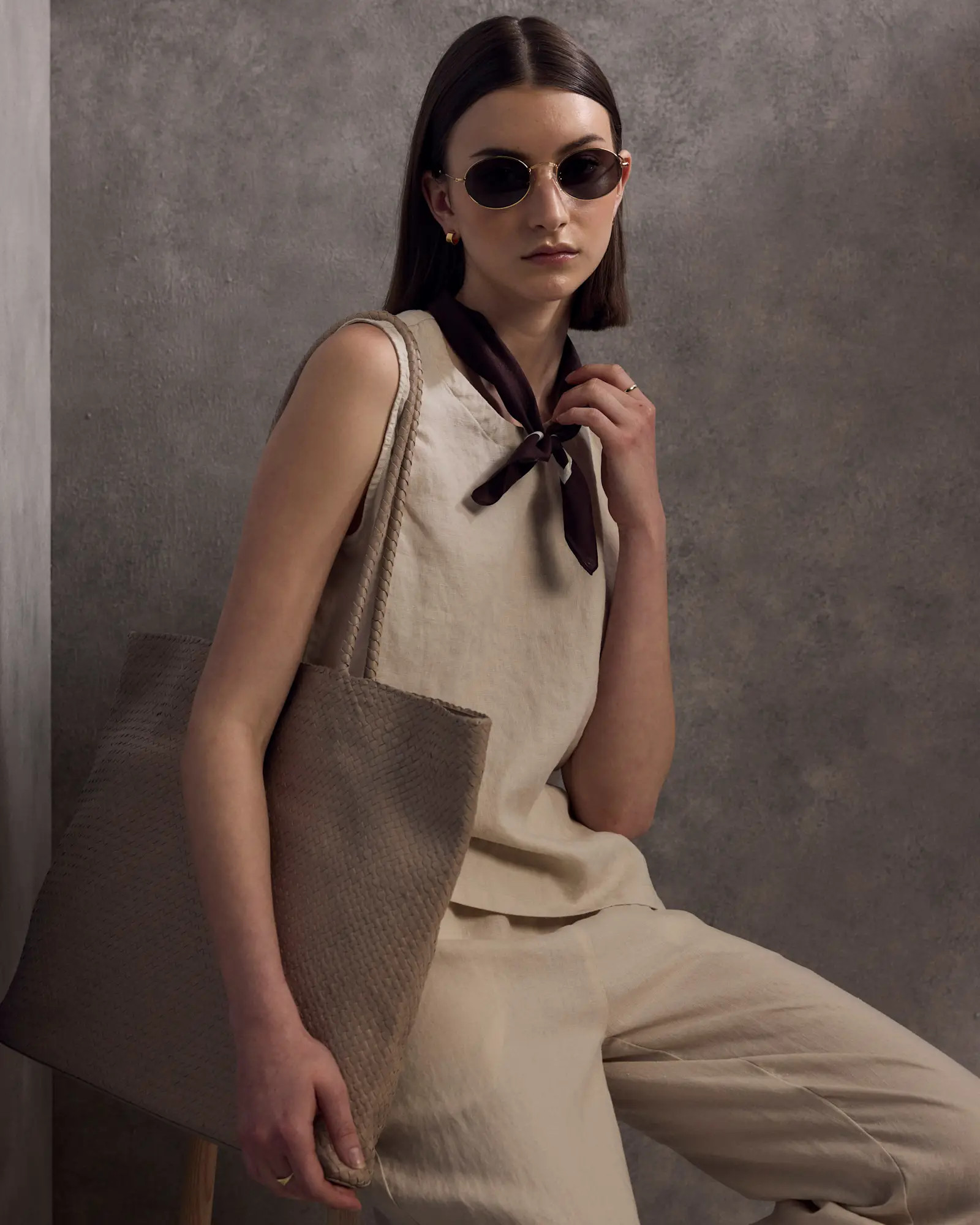 100% European Linen Tank | Quince