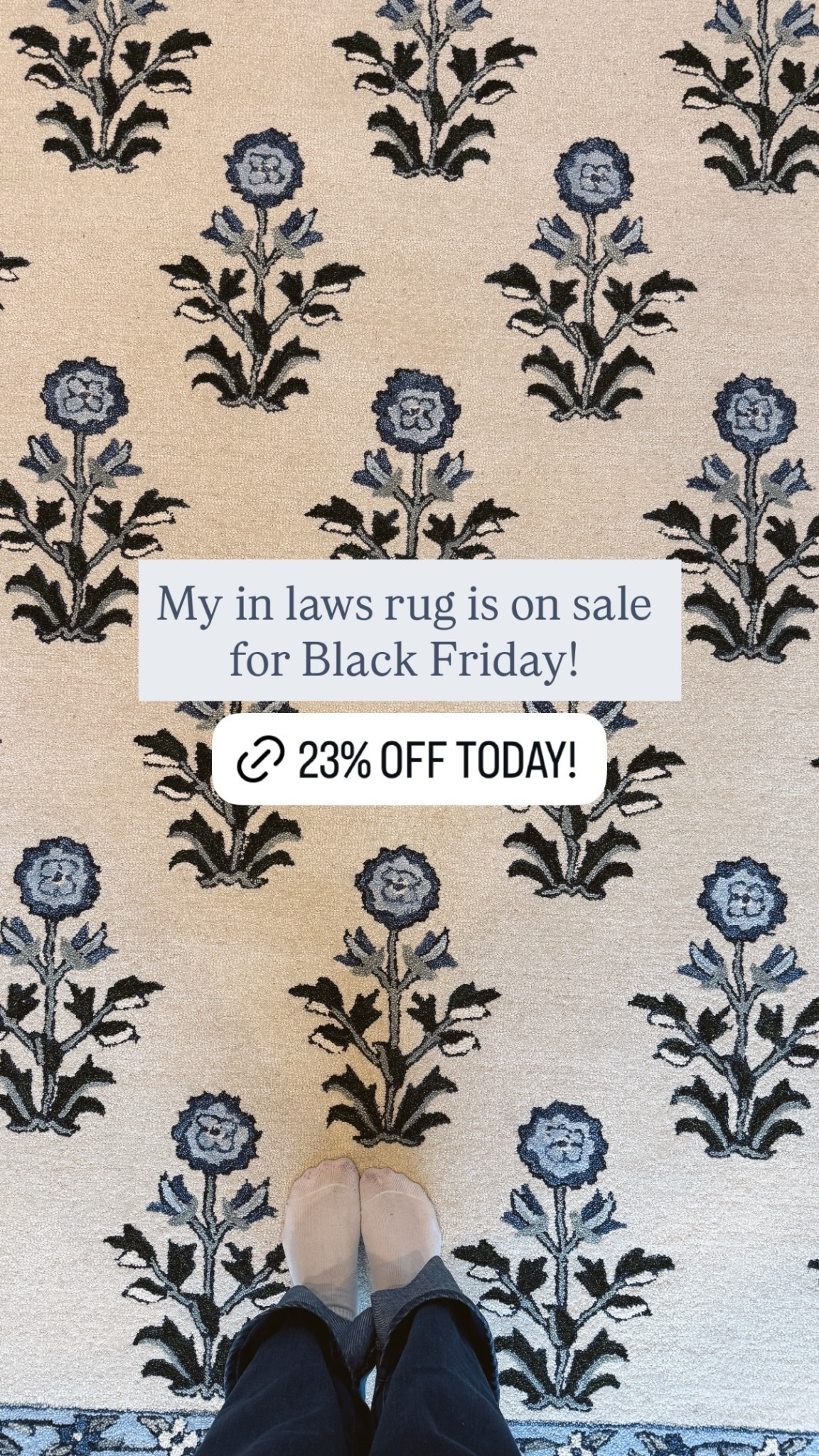 My in laws rug is on sale for Black Friday! The perfect timeless grand millennial rug! Block print rug, blue rug

#LTKCyberWeek #LTKHome #LTKSaleAlert