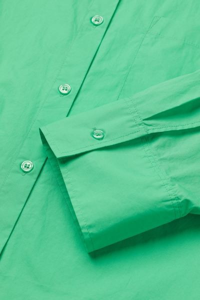 Chemise oversize en coton | H&M (FR, IT, ES, PT, BE)