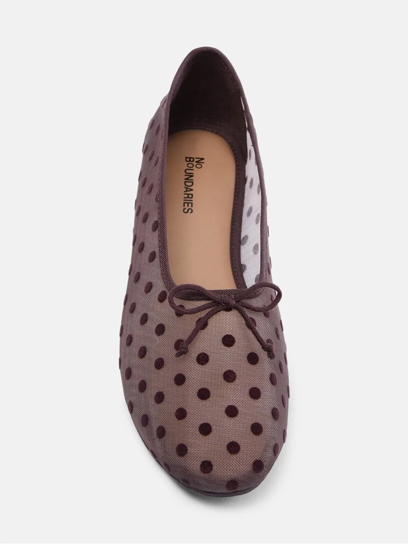 No Boundaries Women's Mesh Ballet Flats | Walmart (US)