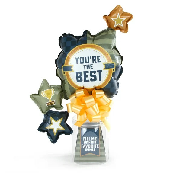You're the Best Fillable Container Gift Set with Balloons, Father's Day by Way To Celebrate | Walmart (US)