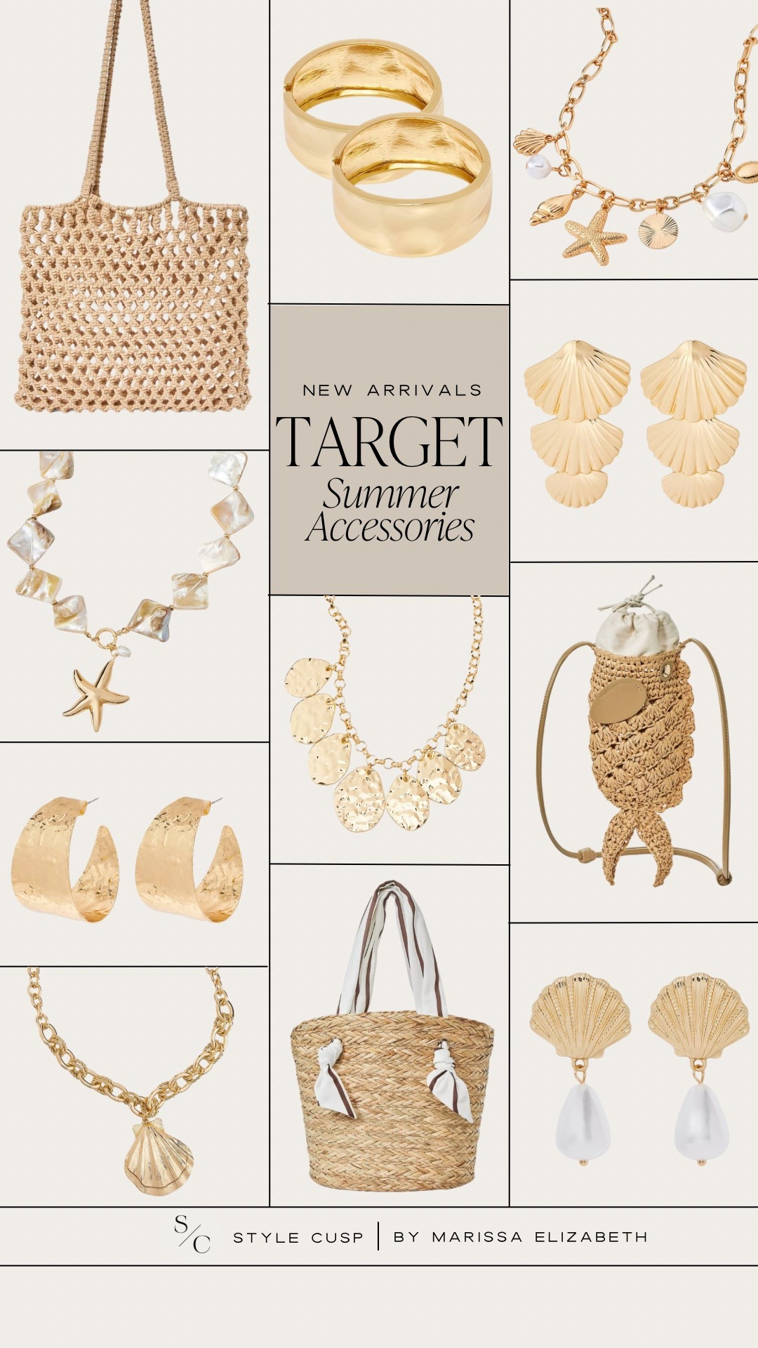 Target New Arrivals | Summer Accessories 🐚 

Summer bag, crochet bag, shell earrings, shell necklace, shell jewelry, summer outfit, summer style, gold jewelry, target jewelry, gift for her, starfish jewelry, starfish necklace, straw bag, beach bag, target bag



#LTKItBag #LTKFindsUnder50 #LTKStyleTip