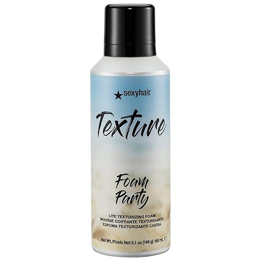 SexyHair Texture Foam Party Lite Texturizing Foam, 5.1 Oz | Buildable Hold | Adds Shine | All Hai... | Amazon (US)