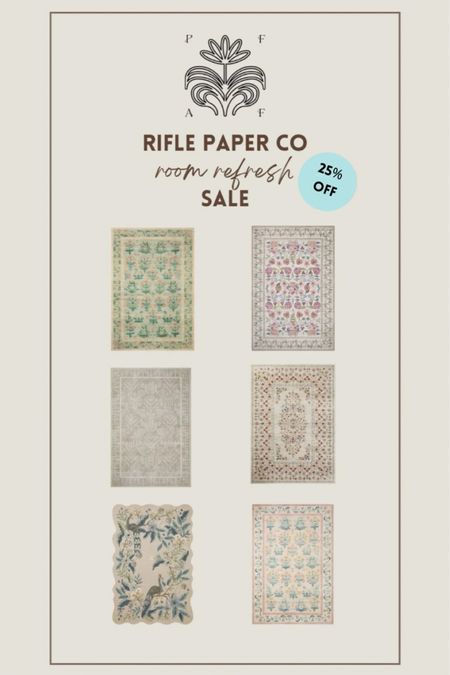 Rifle Paper Co is having a sale right now! Here are some beautiful rugs I found and wanted to share :) 
Use the code BLOOM25 for 25% off! 

#LTKHome #LTKSaleAlert #LTKStyleTip