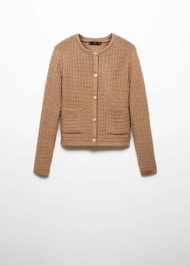 Button knit cardigan | MANGO (UK)
