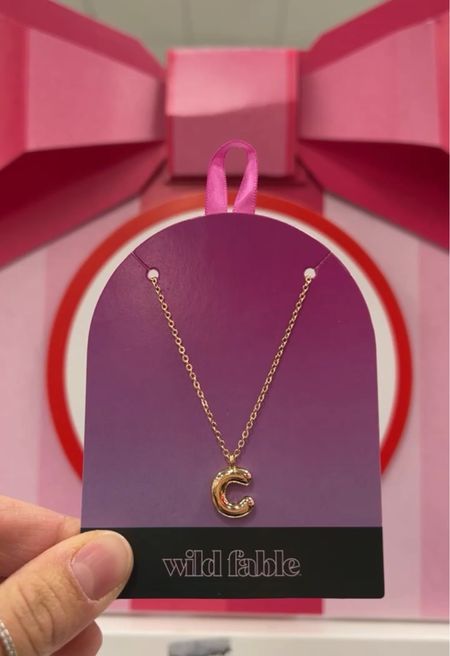 Target stocking stuffer, gold initial necklace, target gift guide, gift idea, gifts for her, gift guide for her, gifts under 20, gifts under 10, $10 gift 

The cutest gold bubble initial necklaces!😍✨ 

#LTKHoliday #LTKunder50 #LTKGiftGuide