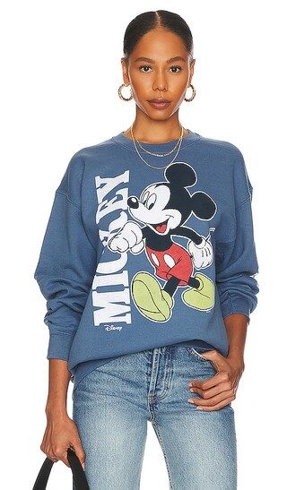 Mickey Mouse Fleece in Indigo Blue | Revolve Clothing (Global)
