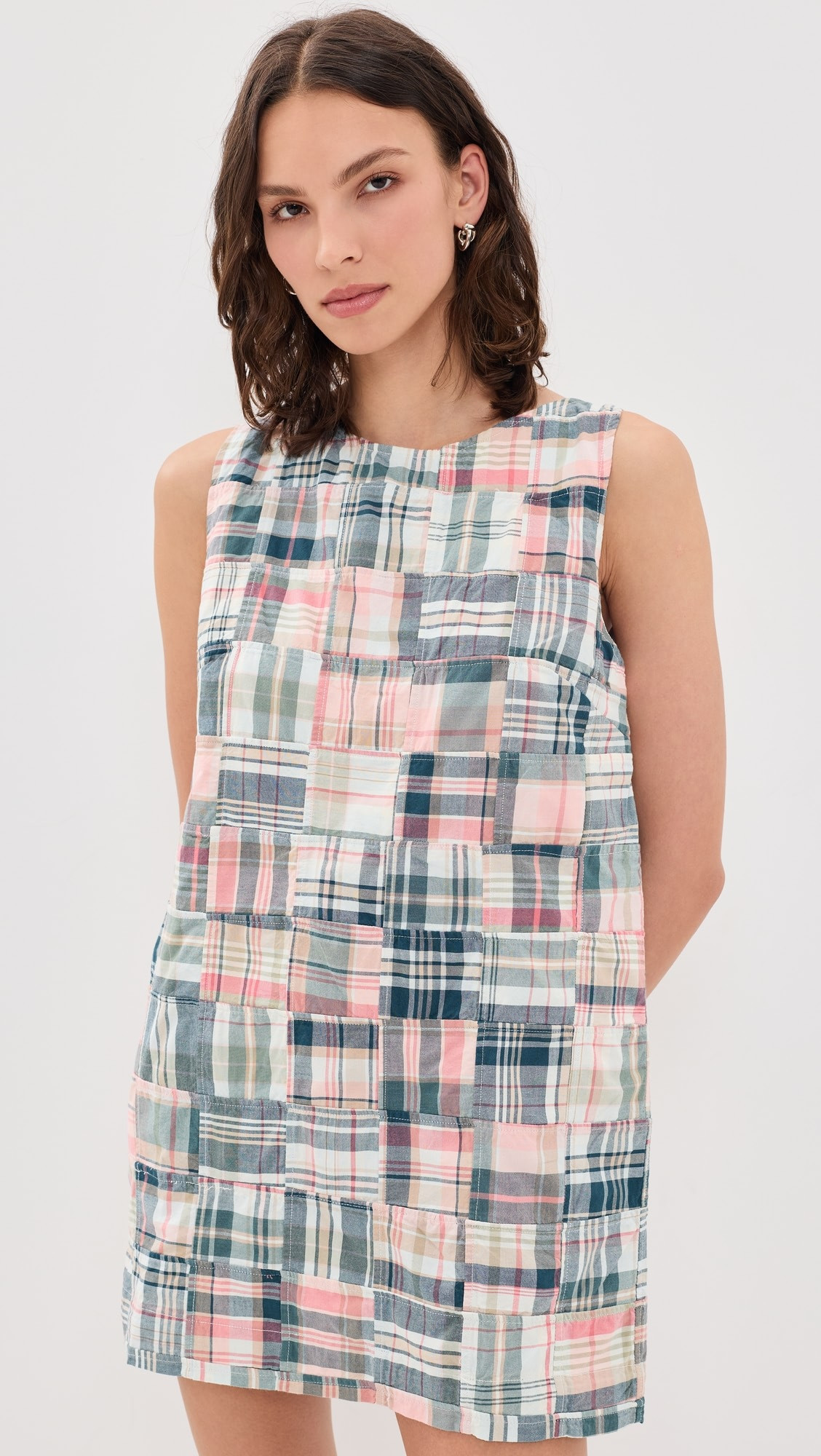 Madras Patchwork Shift Dress | Shopbop