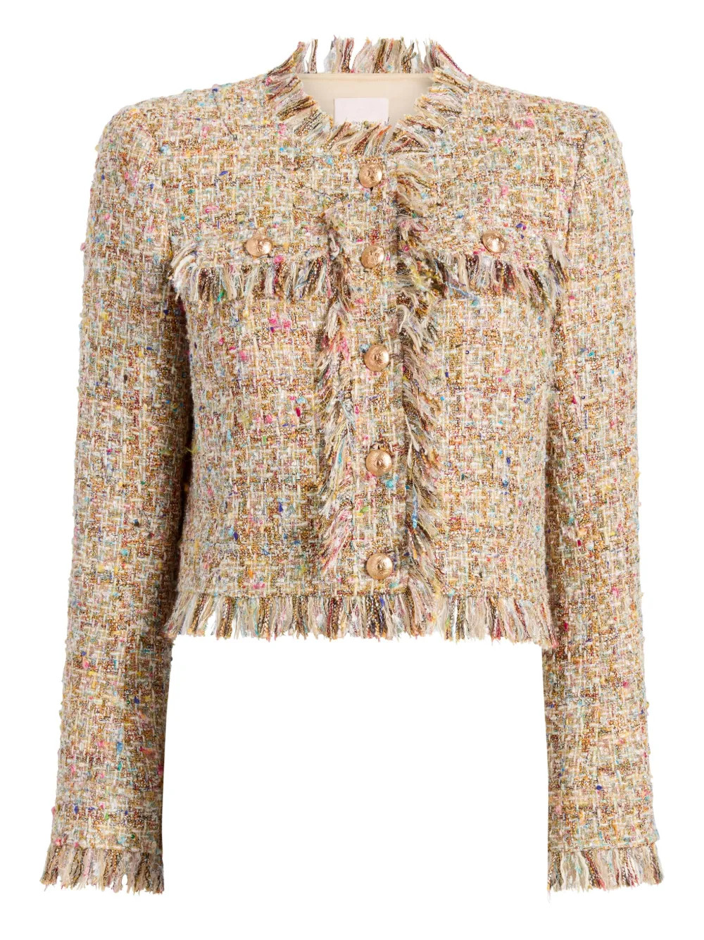 Adeline boucle fringe jacket | Farfetch Global
