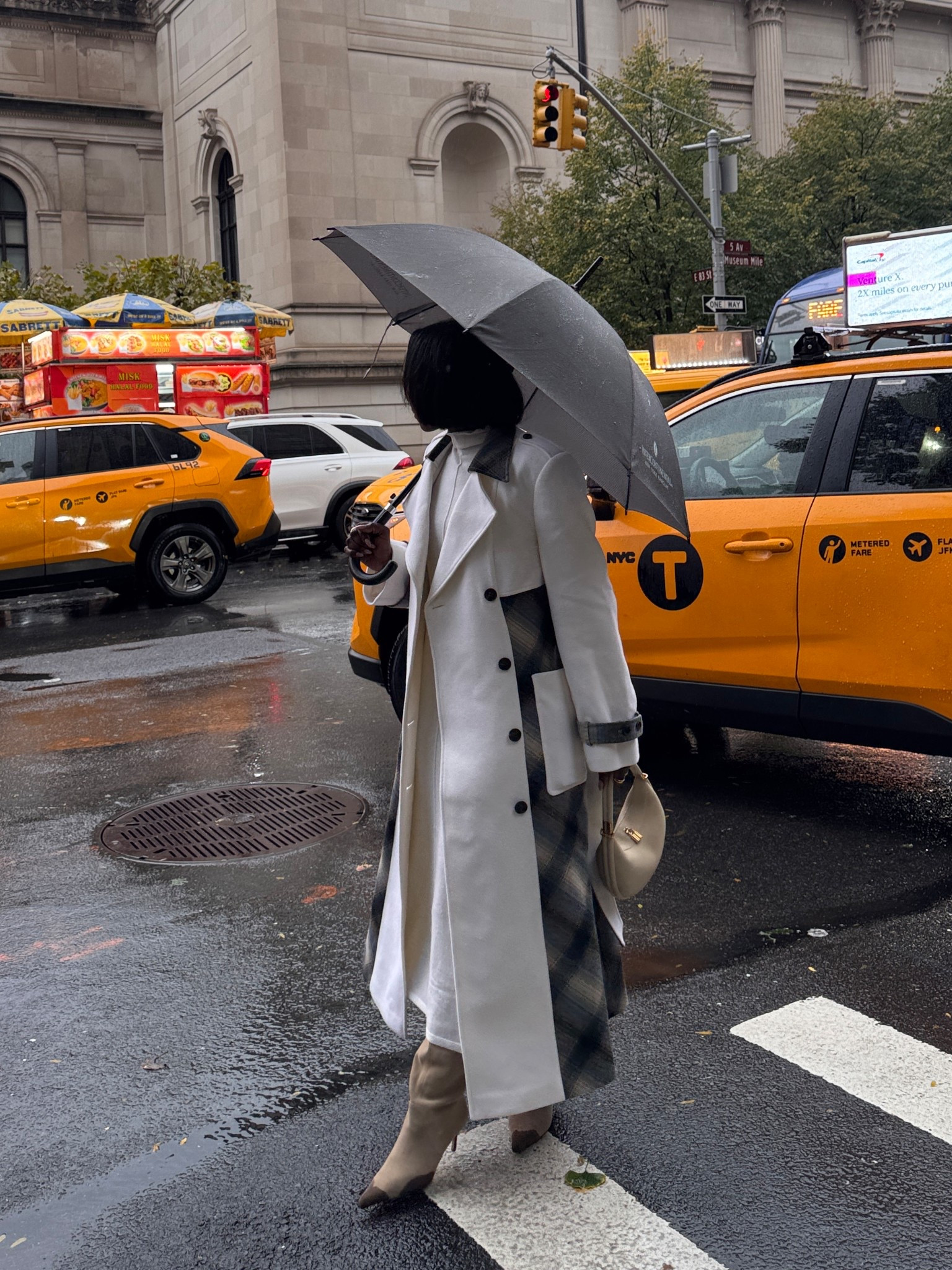 A rainy day in Newyork, I wear size 10 in the coat 

FLORA20 for 20% off 💸

#LTKmodest #LTKwinter #LTKluxury