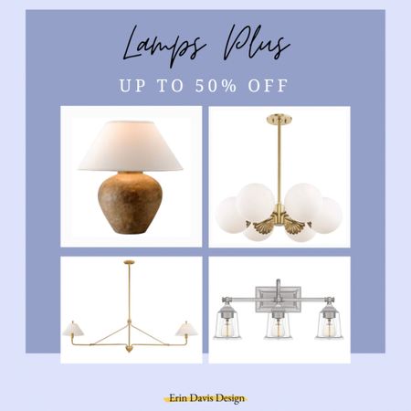 Memorial Day sale 🇺🇸 lamps plus is one of my favorite sources for lighting fixtures. They have some stunning lamps, chandeliers, pendants, and vanity lights 

#LTKSaleAlert #LTKHome