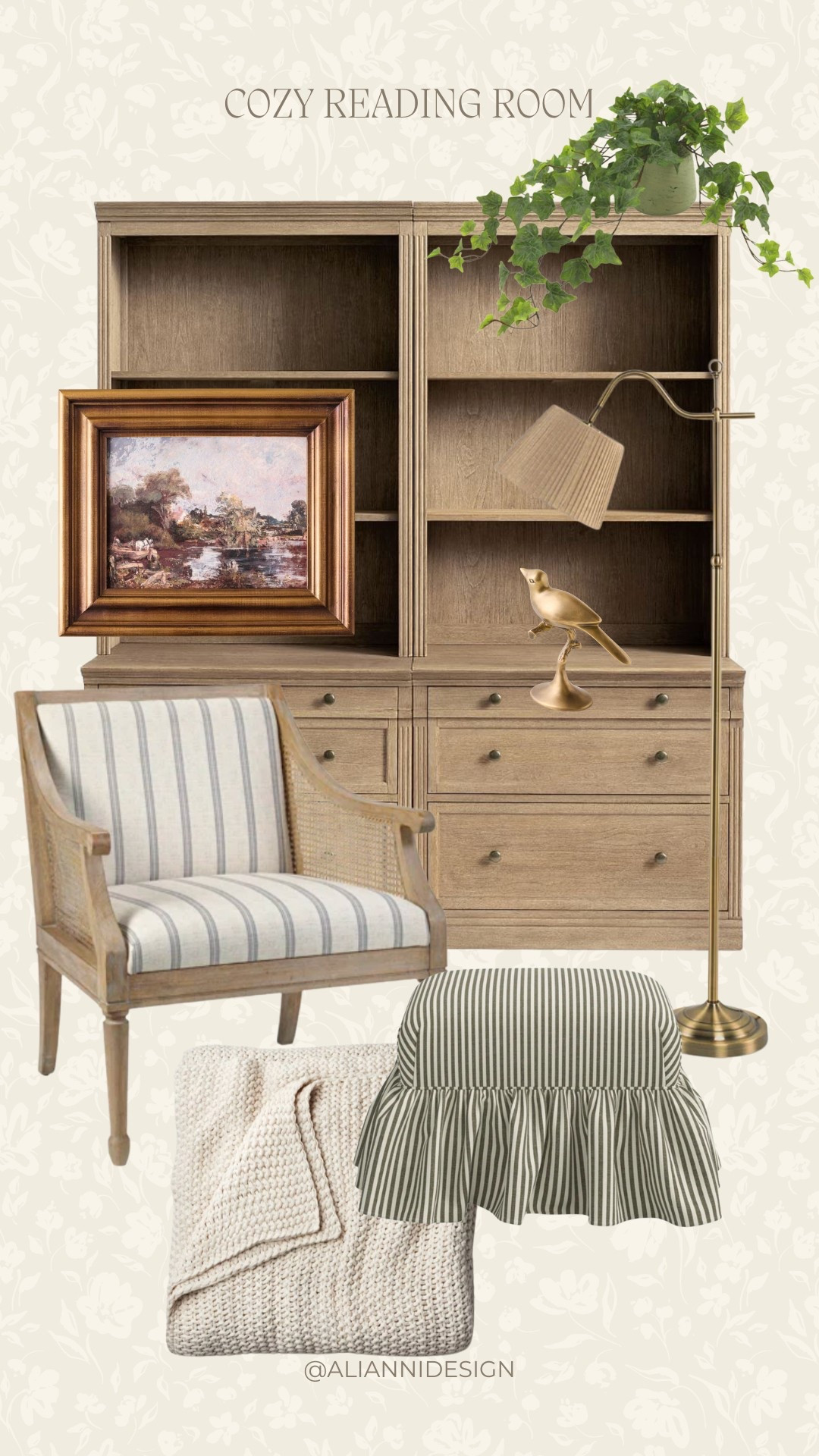 A charming reading room?! Yes, please. 

#LTKHome #LTKStyleTip