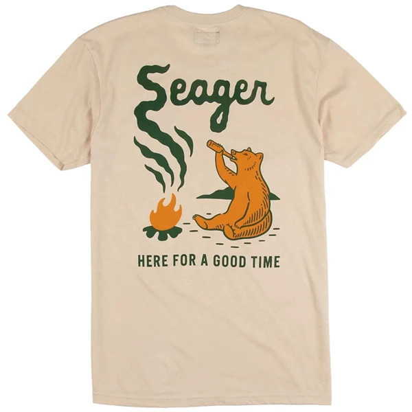 Men's Seager Co. Smokey T-Shirt Medium Cream | Scheels