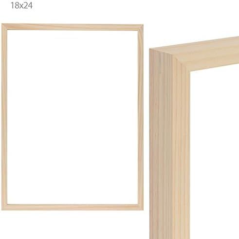 Ambiance Unfinished Wood Gallery Frame 18x24 in | Amazon (US)