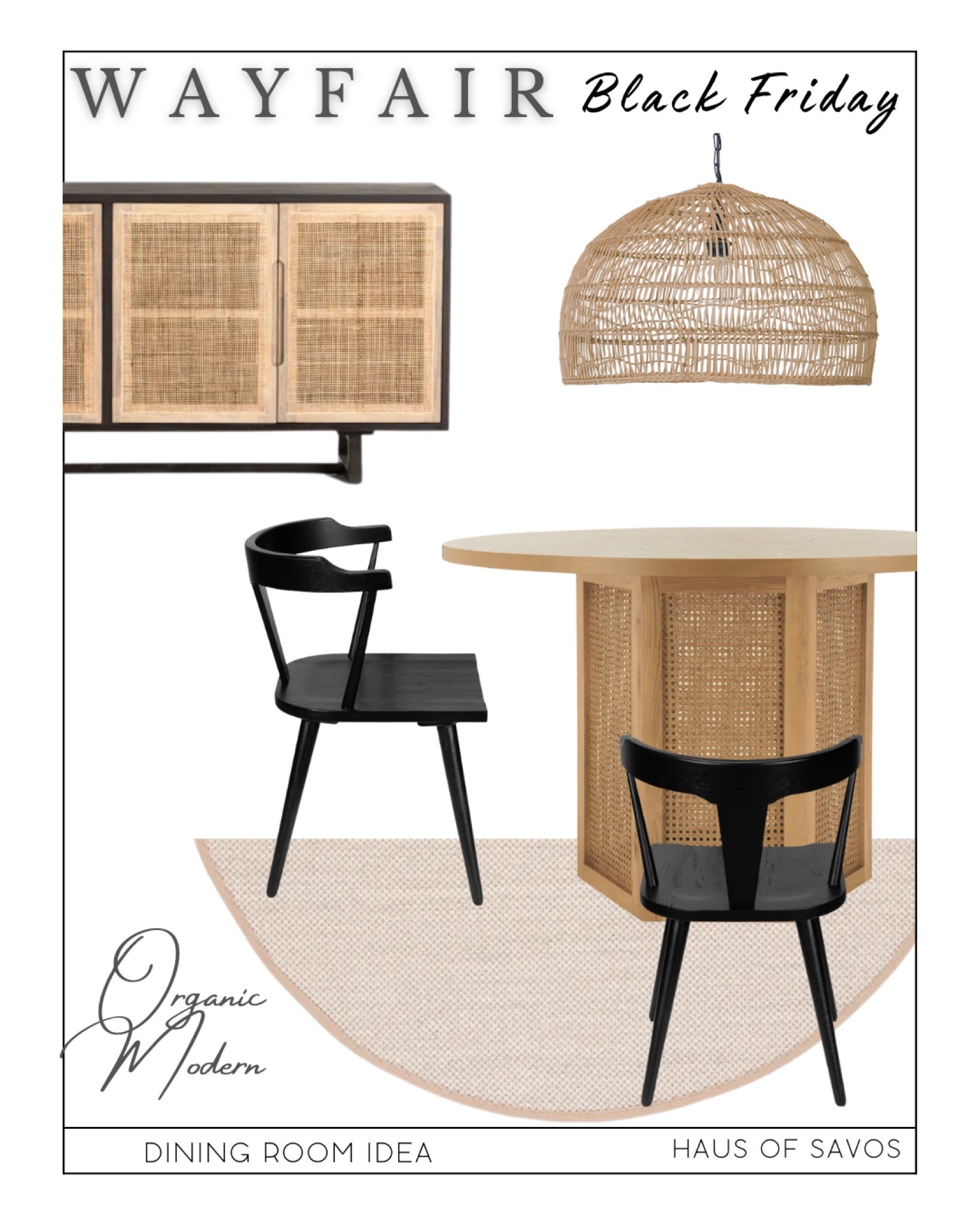 Organic Modern Dining Room Idea

Black Friday sales!  

Jute rug, modern dining table, linen chairs, modern chandelier, dining room, dark wood, warm wood, pottery barn, white dining chairs, gold chandelier,
Modern coastal, barrel back dining chairs, RH, look for less, rattan chandelier , black dining table, rattan dining chairs, woven, wabi sabi, Airbnb 

#LTKhome #LTKsalealert #LTKCyberWeek