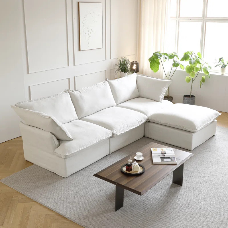 Anuthy 4 - Piece Upholstered Sectional | Wayfair North America