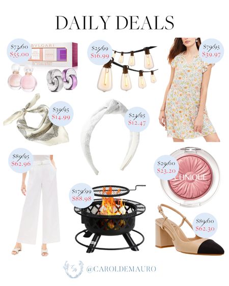 Today’s deals include a floral dress, string lights, white pants, a cute headband and more!
#giftidea #shoeinspo #springoutfit #patiofinds #onsalenow

#LTKSeasonal #LTKGiftGuide #LTKsalealert