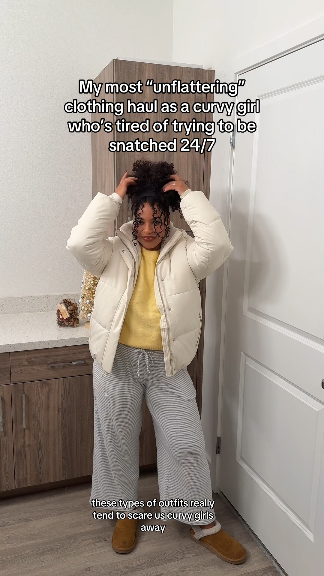 Curvy girls can wear oversized clothes too!! 

curvy fashion
striped pants
lounge wear
snow jacket 
fur jacket 

#LTKVideo #LTKSeasonal #LTKStyleTip