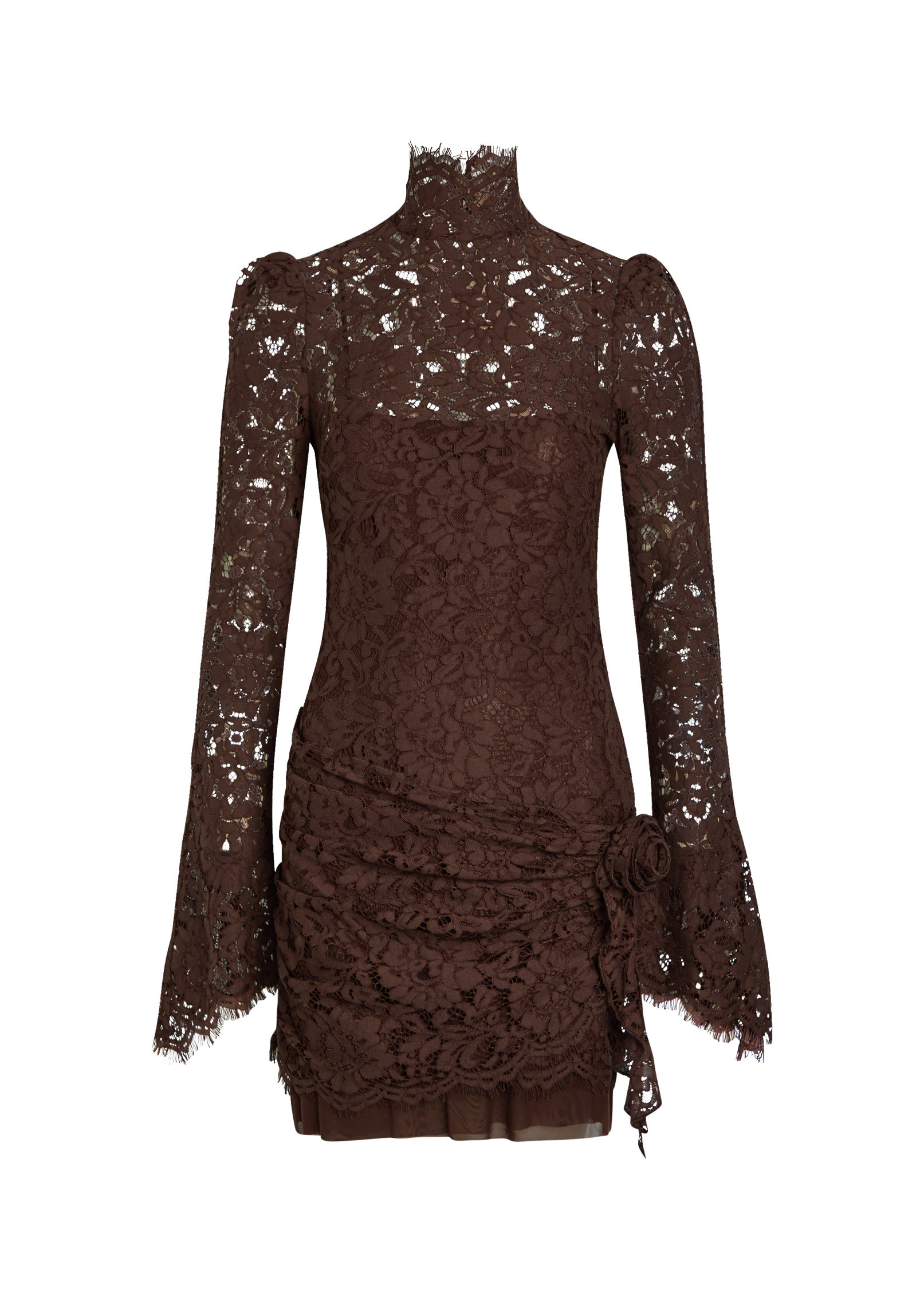 Bodita rose-appliqu\u00e9d guipure lace mini dress | Harvey Nichols