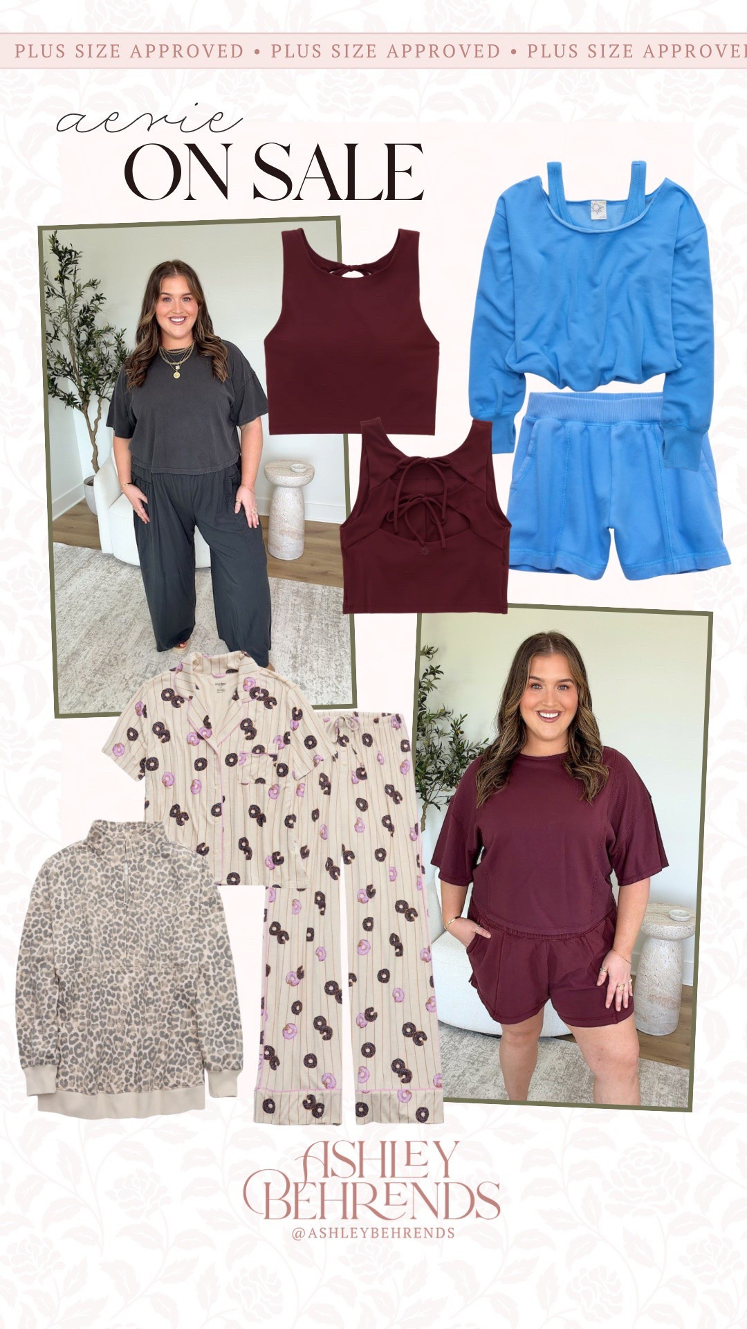 @Aerie is having a great sale, and they have a wide variety of plus size approved pieces that are on sale! You can use code SNEAKPEAK to save $$$ and grab all the cute pieces you’ve been eyeing. I love how soft their pajamas are especially as a hot sleeper, and their lounge pieces are always a favorite. These are selling quickly, so grab your favorites now! 
Aerie sale, early fall preview

#LTKSeasonal #LTKSaleAlert #LTKPlusSize