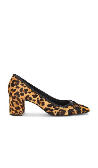 Arissa Block Pump in Natural & Black | Revolve Clothing (Global)