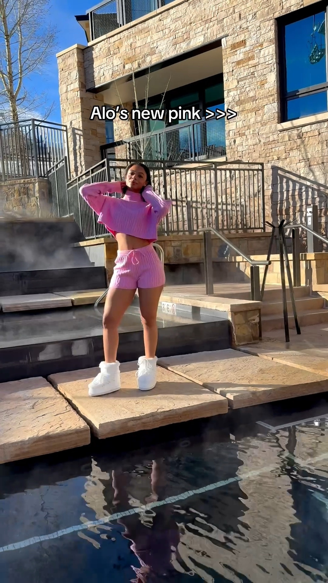 obsessed with this color and how soft this set is 

#LTKootd