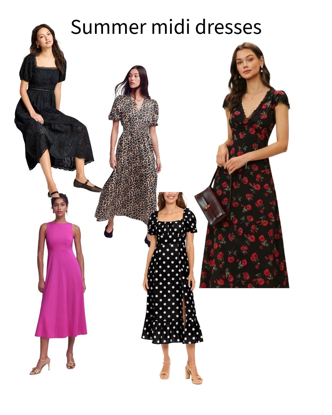 Summer midi dresses … #floraldress #blackdress #polkadots #leoparddress #pinkdress #dresses #mididresses

#LTKSeasonal #LTKSaleAlert #LTKTravel