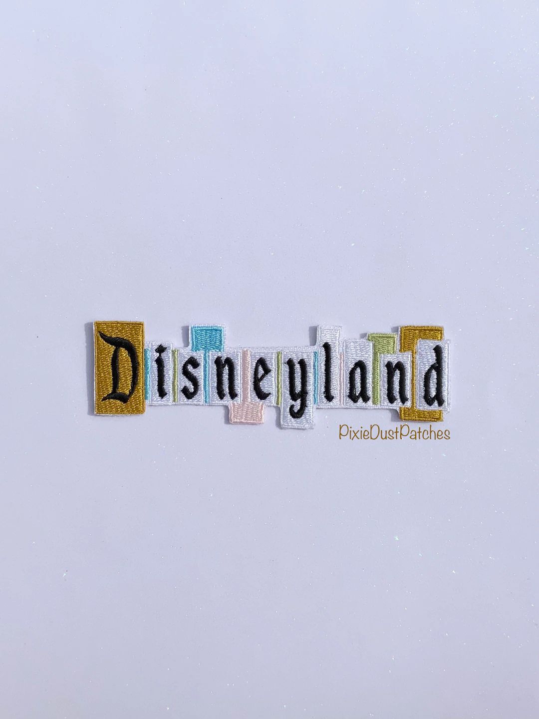 Vintage Disneyland Pastel Patch Iron or Sew On - Etsy | Etsy (US)