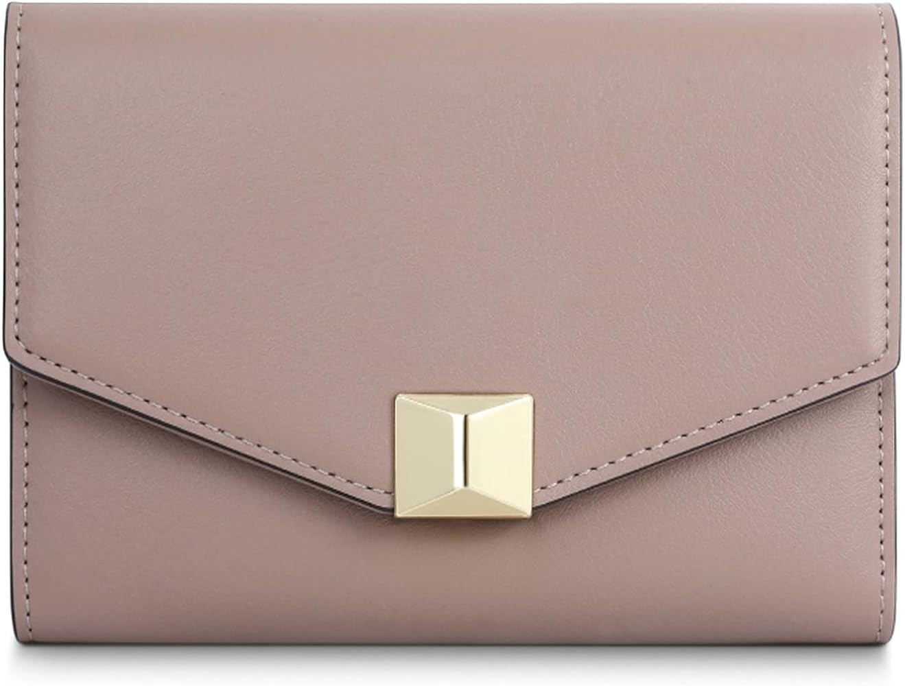 FFpaw Small Wallet for Women Card Holder PU Leather RFID Blocking Tri-folded Envelope Wallets Zip... | Amazon (US)