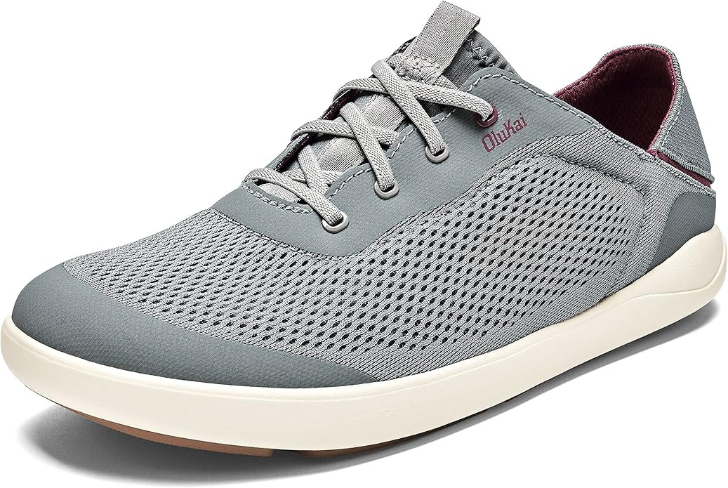 OLUKAI Moku Pae Men's Boat Shoes, No Tie Laces & Stretch Construction, Lightweight & Breathable M... | Amazon (US)
