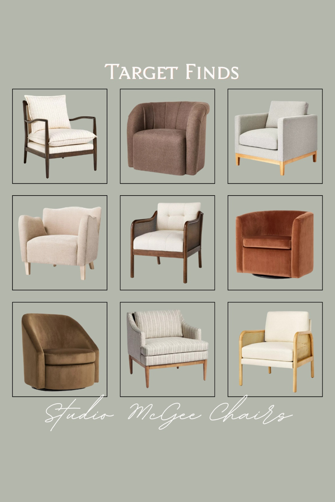 Elevate Your Space with Target’s Studio McGee Chairs! 🪑✨

Add sophistication with classic elegance, relax in style with modern comfort, and embrace warmth and character with timeless charm. Find your perfect seat and transform your home today! 🏡💕

#LTKHome #LTKStyleTip