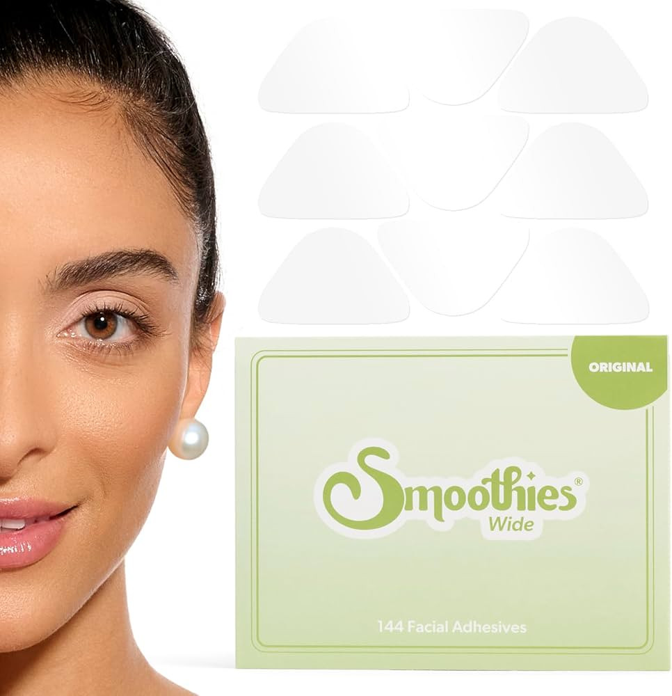 Smoothies Wide Wrinkle Patches for Face Overnight - Facial Patches for Elevens, Crows Feet and mo... | Amazon (US)