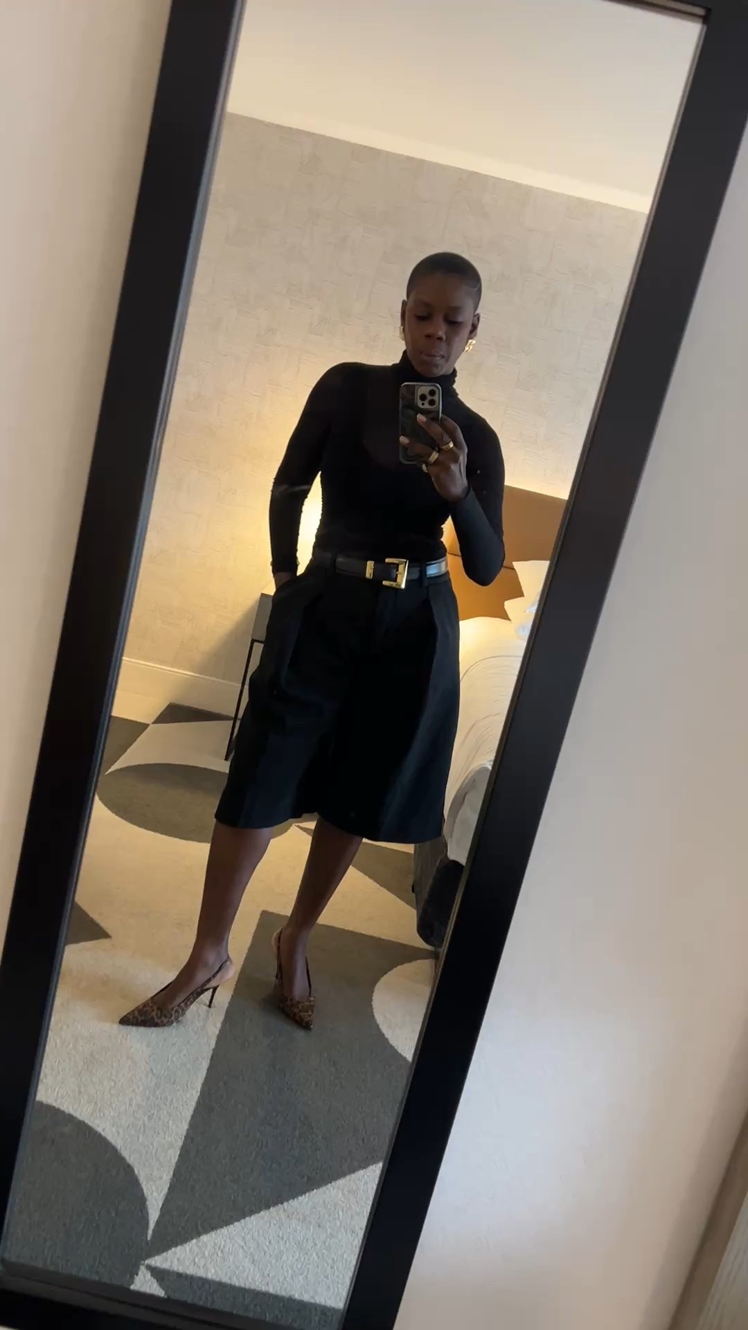 Bermuda shorts are perfect for transitional weather 