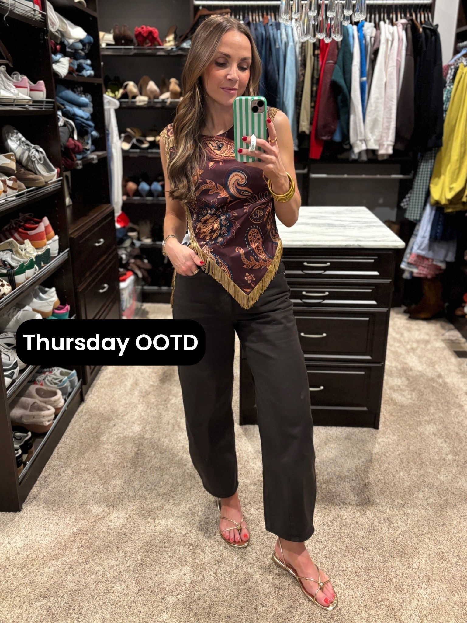 What I wore for a day at the hair salon and errands. Wearing size 4 in the jeans (they run a little big), and a size small in the top.

#LTKgrwm #LTKootd #LTKdayinmylife