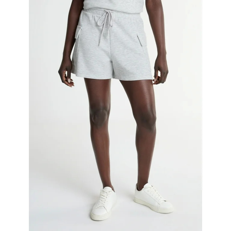 Scoop Women's and Women's Plus Ultimate ScubaKnit Cargo Shorts, Sizes XS-4X | Walmart (US)